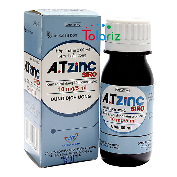 Thuốc A.T ZINC Siro 5ml: Tăng Cường Sinh Lý Nam Toàn Diện