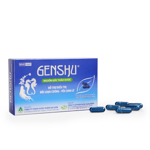 Genshu: Hỗ Trợ Tăng Cường Sinh Lực Phái Mạnh