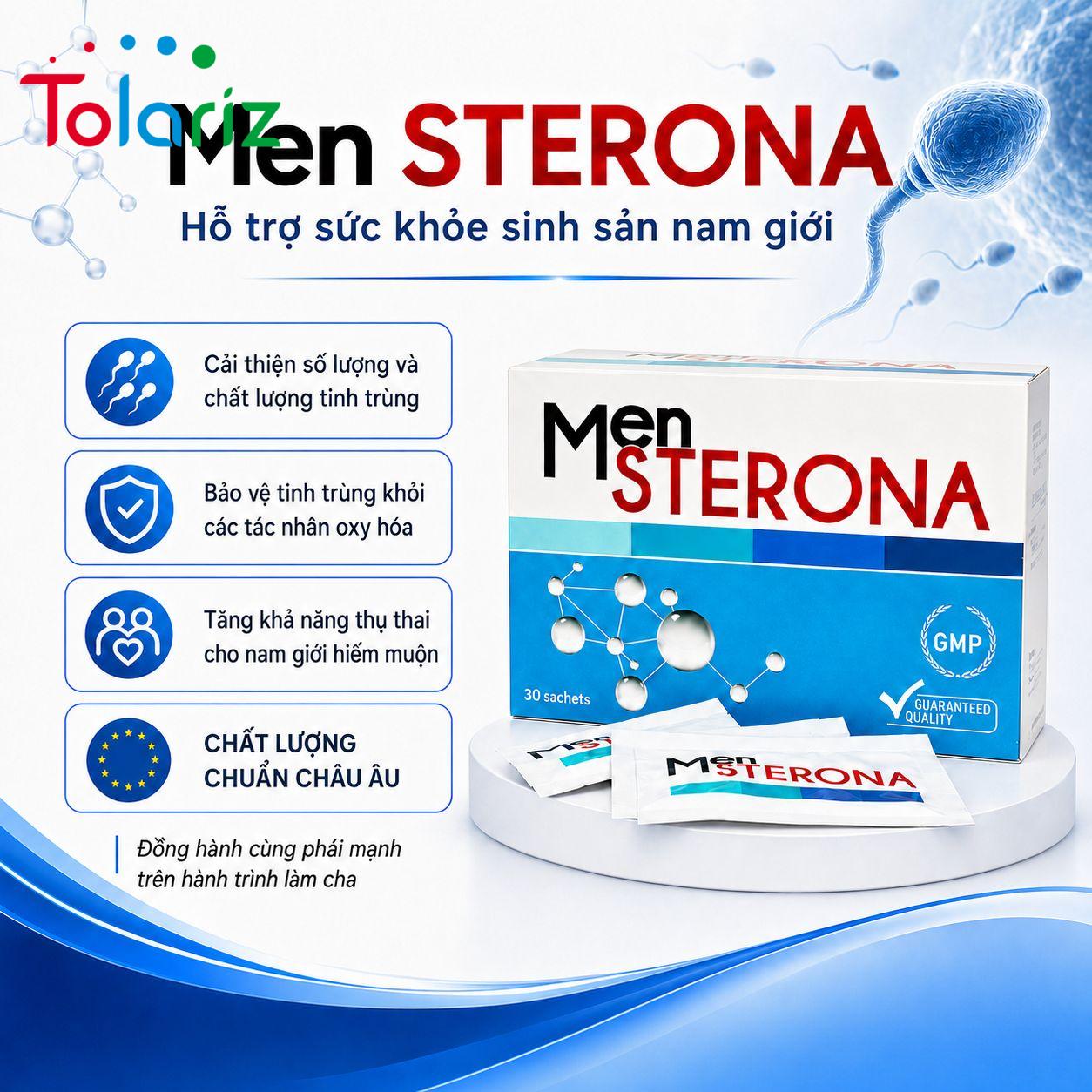 Mensterona - Bổ Tinh Trùng, Giảm Dị Dạng Tinh Binh