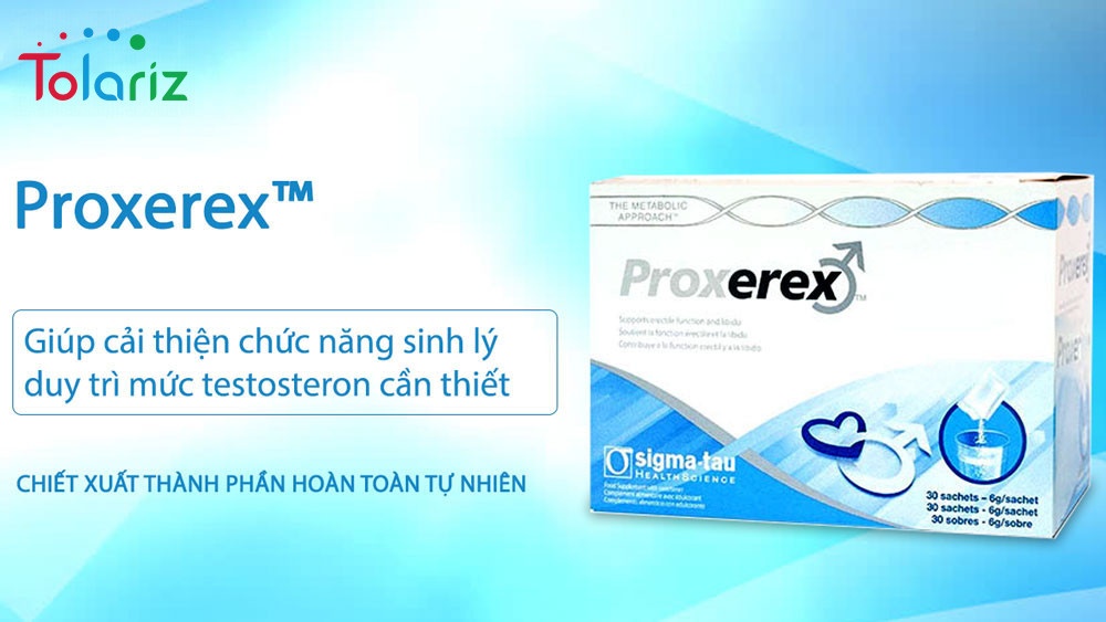 Proxerex: Tăng cường sinh lý nam tự nhiên, bổ thận tráng dương