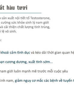 Thành Phần Tinh chất hàu Oyster Plus