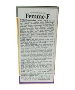 Thuốc Femme F có tốt không?
