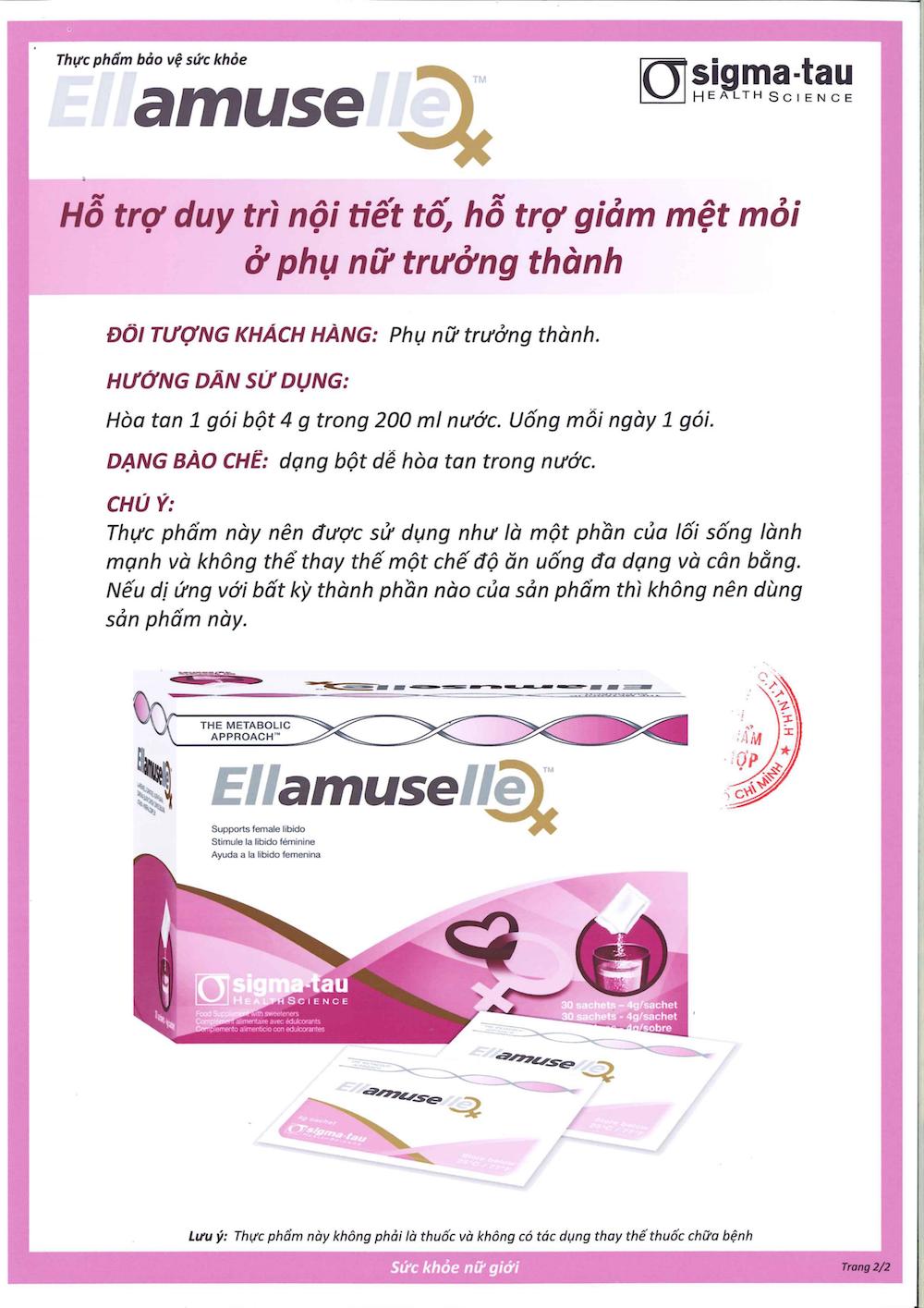 Review thông tin thuốc Ellamuselle: Tăng khả năng thụ thai ở nữ giới
