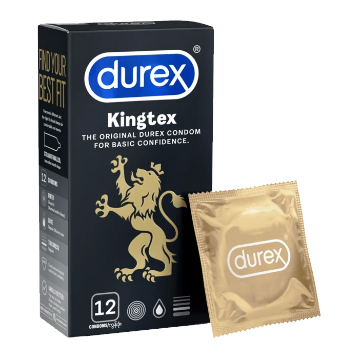 Bao cao su Durex Kingtex (1 hộp 12 chiếc)