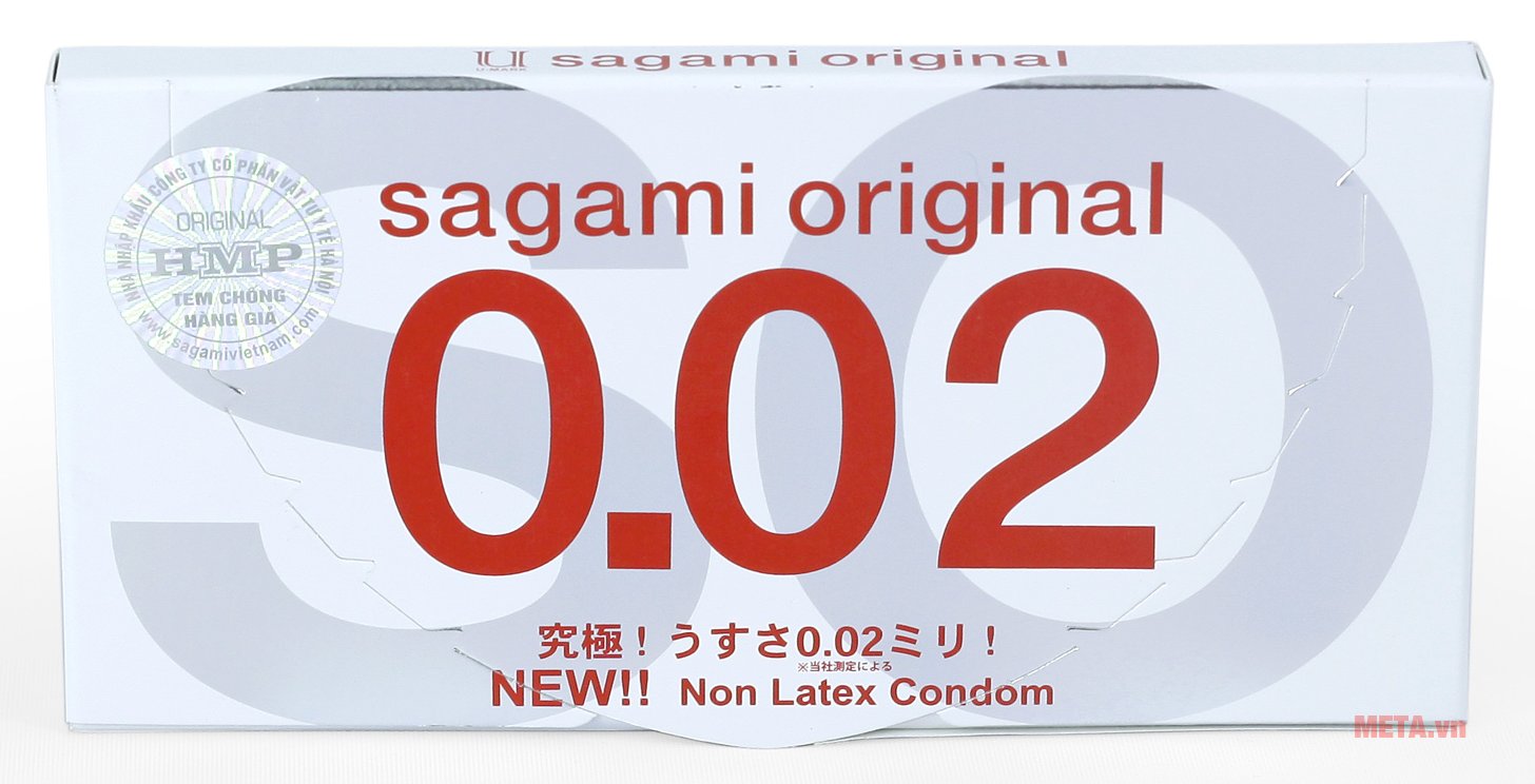 Bao cao su Sagami Original 0.02 truyền nhiệt nhanh