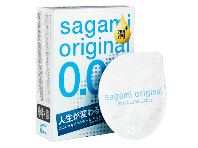 Bao cao su Sagami Original 002 Extra (Hộp 3 chiếc)