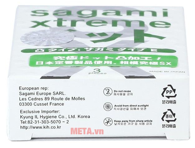 Bao cao su Sagami Xtreme White hàng Nhật Bản cao cấp Bao cao su Sagami Xtreme White hàng Nhật Bản cao cấp