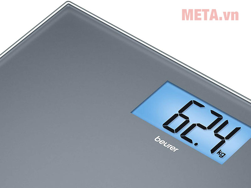 Cân điện tử mặt kính Beurer GS205 có màn hình LCD Cân sức khỏe điện tử