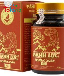 Viên uống Mãnh Lực Trường Xuân Plus hộp 50g