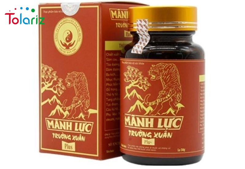 Viên uống Mãnh Lực Trường Xuân Plus hộp 50g Viên uống Mãnh Lực Trường Xuân Plus hộp 50g