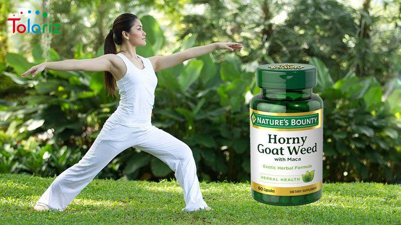 Viên uống hỗ trợ sinh lý nam Nature’s Bounty Horny Viên uống hỗ trợ sinh lý nam Nature's Bounty Horny Goat Weed, sung mãn khi lâm trận hộp 60 viên