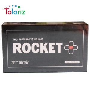 Thực phẩm bảo vệ sức khỏe Rocket Plus hộp 3 Thực phẩm bảo vệ sức khỏe Rocket Plus hộp 3 vỉ x10 viên
