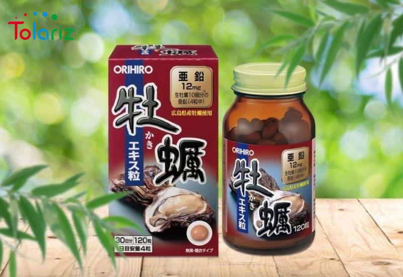 Tinh chất hàu tươi Orihiro hộp 120 viên Tinh chất hàu tươi Orihiro hộp 120 viên