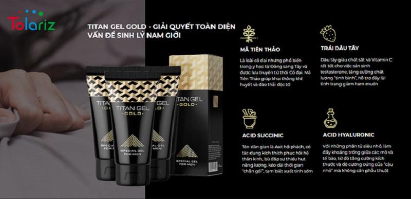 Titan Gel tăng kích thước dương vật Titan Gel tăng kích thước dương vật