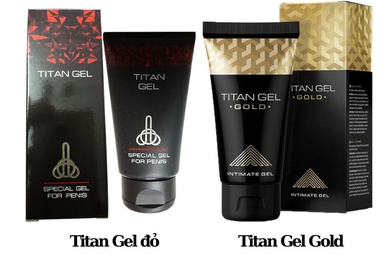 Sản phẩm Titan Gel ngoài thị trường hiện nay
