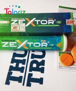 Viên sủi Zextor tăng cường sinh lý nam tuýp 20 viên