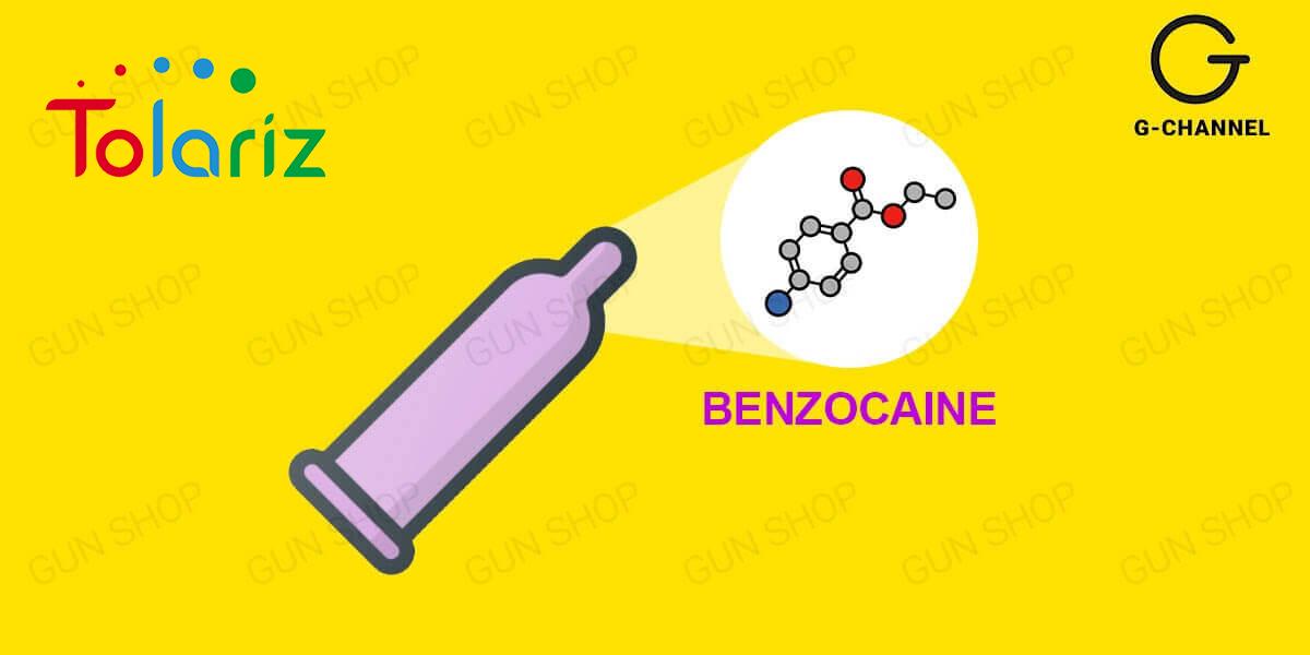 Benzocaine: Chất bôi trơn đặc biệt trên bao cao su giúp kéo dài thời gian quan hệ