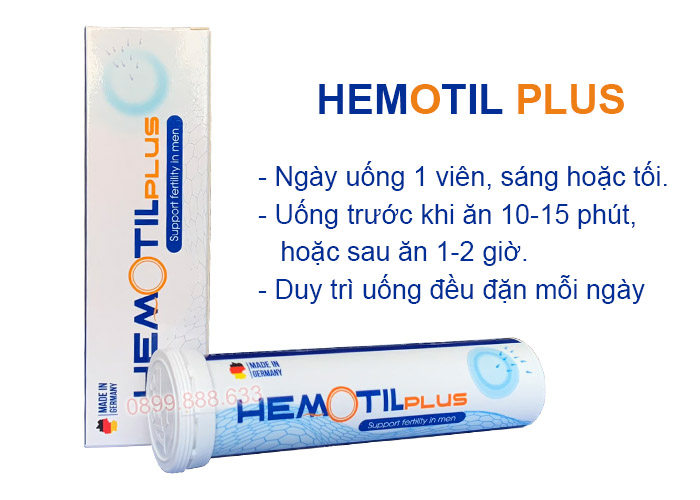 Hemotil Plus – Tăng Chất Lượng Tinh Trùng
