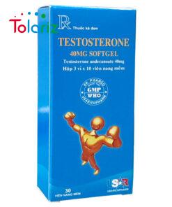 Testosterone 40mg softgel - Liệu pháp thay thế testosterone ở nam giới