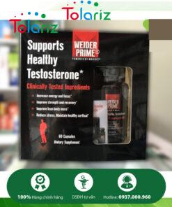 Weider Prime Testosterone For Men 120 Viên Tăng Cường Sung Mãn Cho Nam