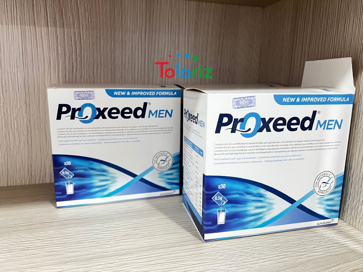 Proxeed Men: Bột Uống Từ Ý Cải Thiện Tinh Trùng Yếu, Tăng Cơ Hội Có Con Tự Nhiên